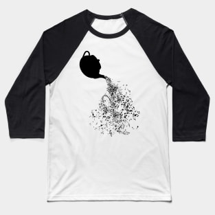 Teapot Pouring Music Baseball T-Shirt